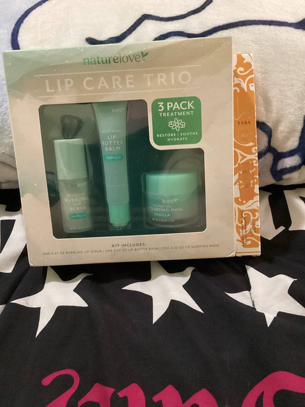 Lip Care Trio - Vanilla Hydrating Treatment (3-Pack) plus 1 yara